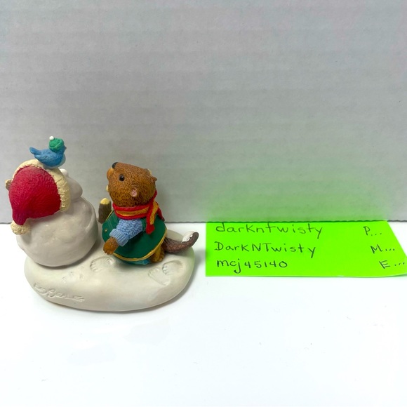 Vintage Hallmark 1993 Tender Touches Sculpting Santa Figurine - Picture 4 of 9